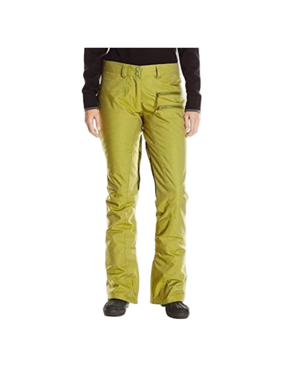 Anakie Womens Abigail Slim fit Snowboard Green Pants. XL